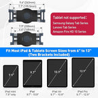 AboveTEK Retail Kiosk iPad Stand, 360° Rotating Commercial POS Tablet Stand - Image 3