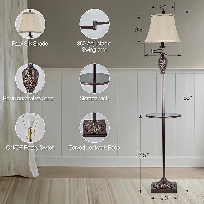 Traditional LED Floor Lamp - Image 3