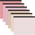 Lincia 6 Pcs 11" x 9.5" Legal Pads College Ruled Notepad Landscape Notebook by Lincia