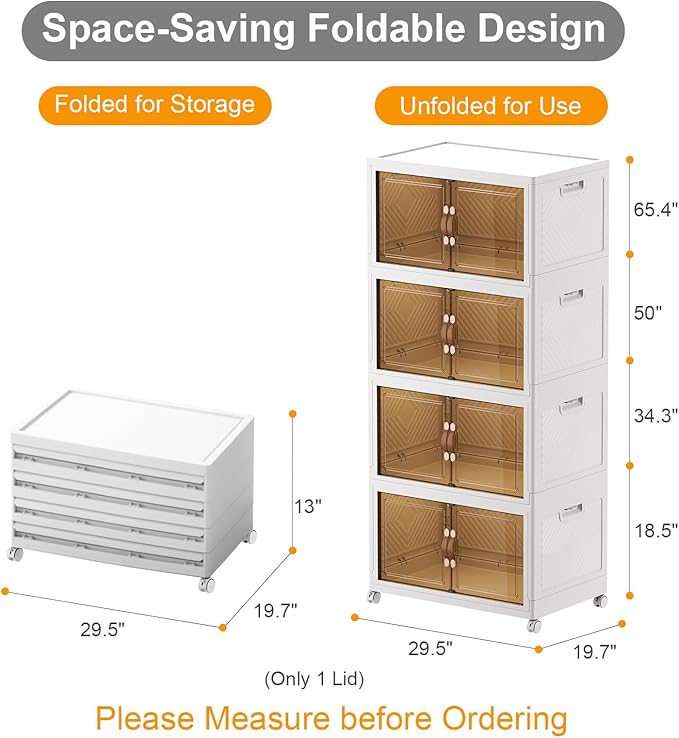 UAMFURI Extra Large Stackable Storage Bins - Image 8