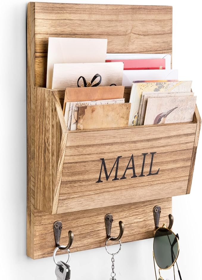 DLQuarts Mail Organizer with Key Holder - Image 8