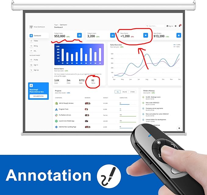 Physical and Digital Pointer Presentation Clicker - Image 6