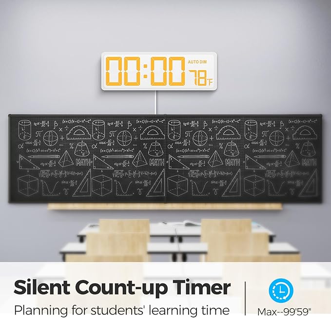 REACHER 16.5" Large Digital Wall Timer Clock - Image 5