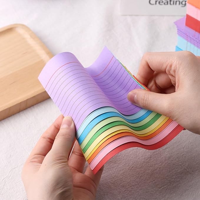 Koogel 500PCS Index Cards 3x5, Colored Lined Ruled Flash Cards - Image 6