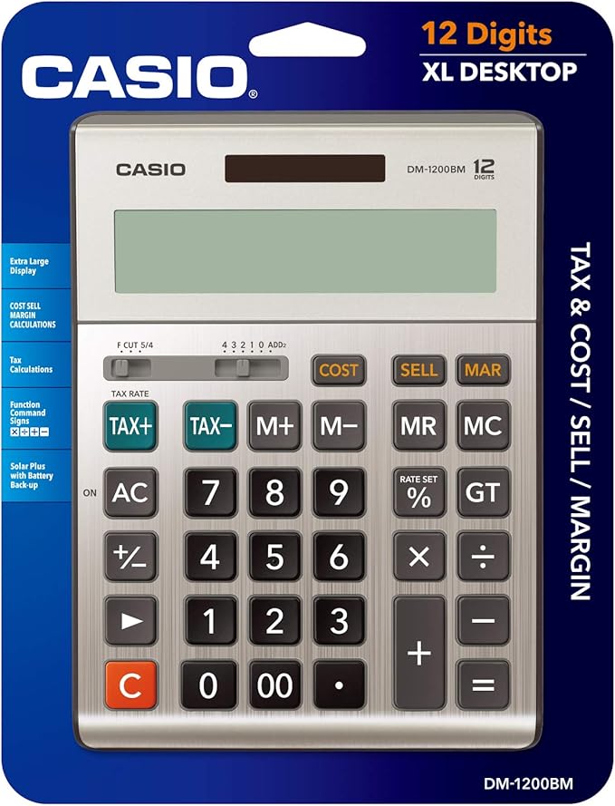 Casio DM-1200BM – Business Desktop Calculator - Image 3