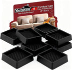 Yelanon Furniture Coasters, Rubber Furniture Feet, Anti Slide Floor Protector by Yelanon