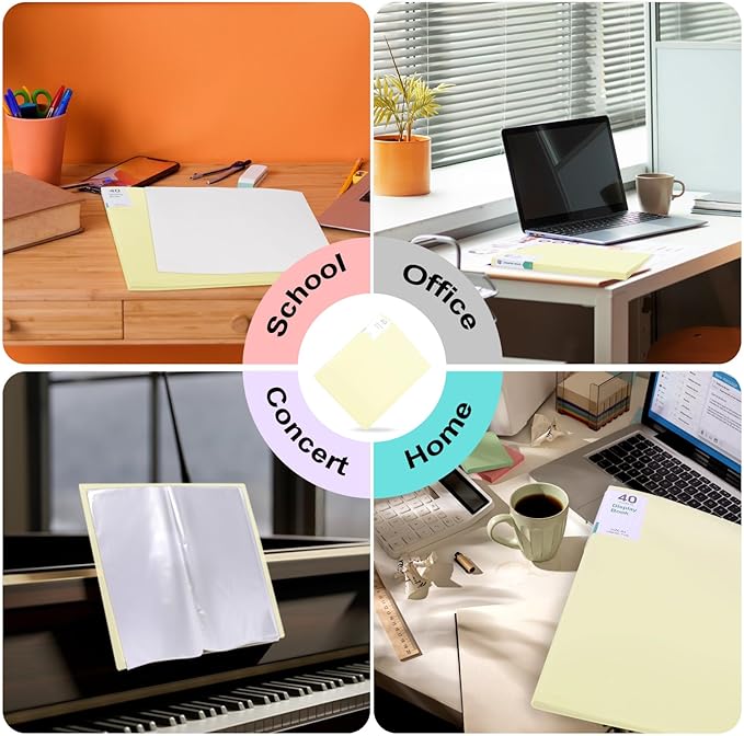 Phyxin Portfolio Binder, 40-Pocket Portfolio Folder 8.5" x 11", Displaying 80 - Image 5