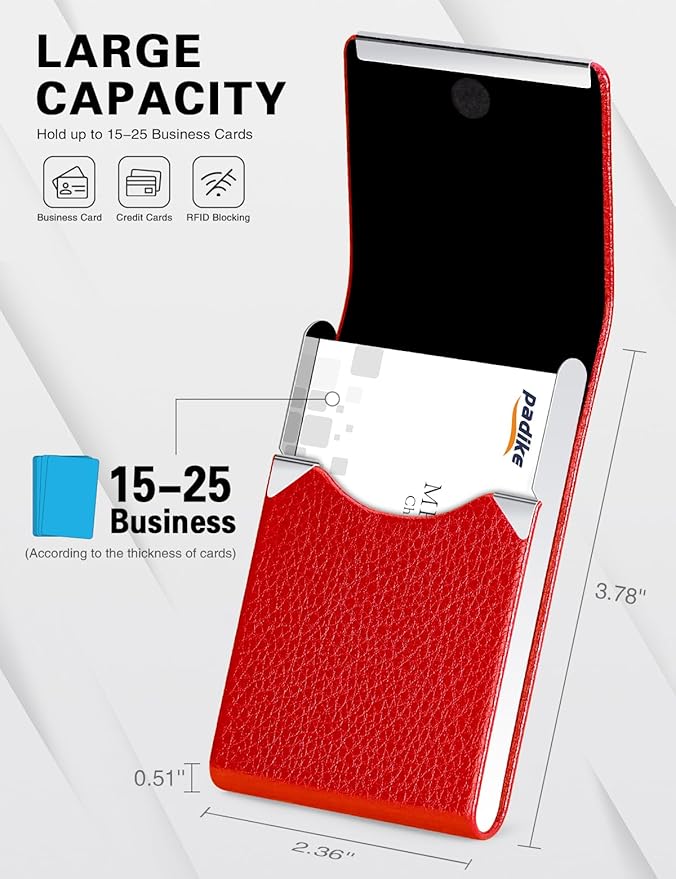 Padike Leather Business Card Holder - Image 4