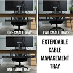 No Drill Under Desk Cable Management Tray - Image 6