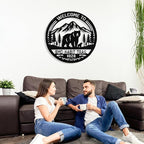 Custom Bear Metal Sign, Personalized Metal Address Signs Plague - Image 3