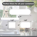 264 Pieces Removable Food Labels Stickers Waterproof Kitchen Labels - Image 6