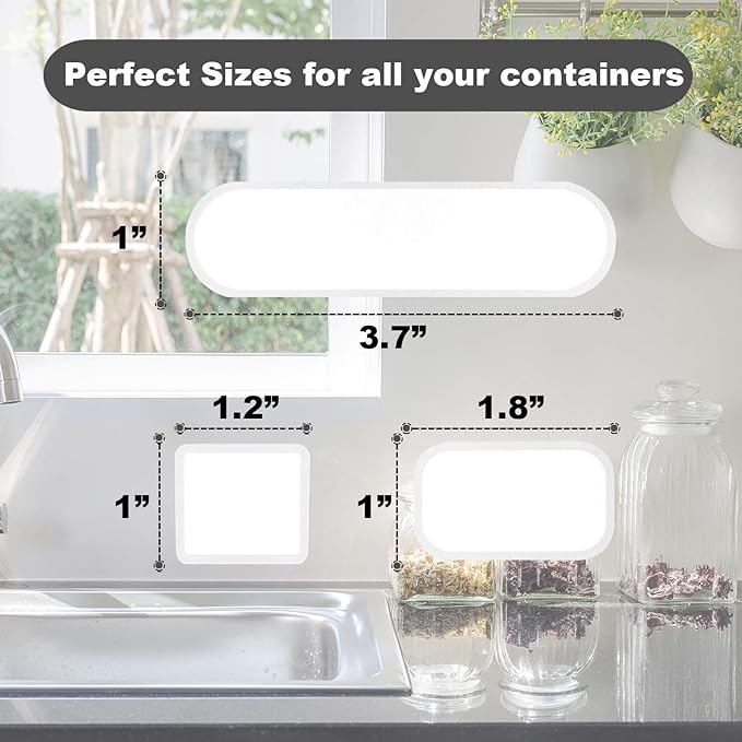 264 Pieces Removable Food Labels Stickers Waterproof Kitchen Labels - Image 6