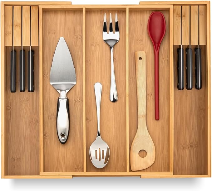 Purawood Kitchen Drawer Organizer by PURAWOOD