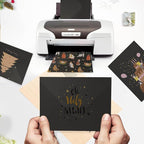 A7 Black Envelopes 100 Pack, Goefun V Flap Invitation Envelopes - Image 5