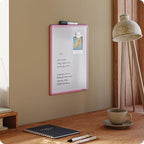U Brands Contempo Magnetic Dry Erase Board White Board, 11” x 14”, Blush Pink - Image 6