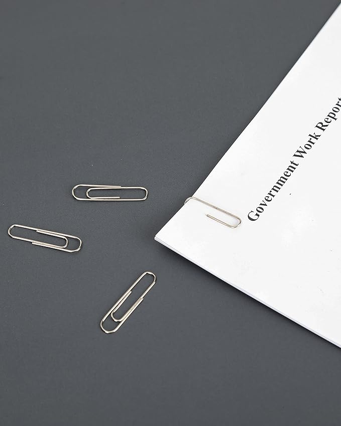 PAPERPAL Paperclips for Office School & Personal Use, #1 Smooth Paper Clip - Image 6