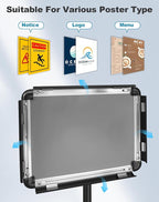 2 Pack Sign Holder Stand 8.5x11 inch - Image 4