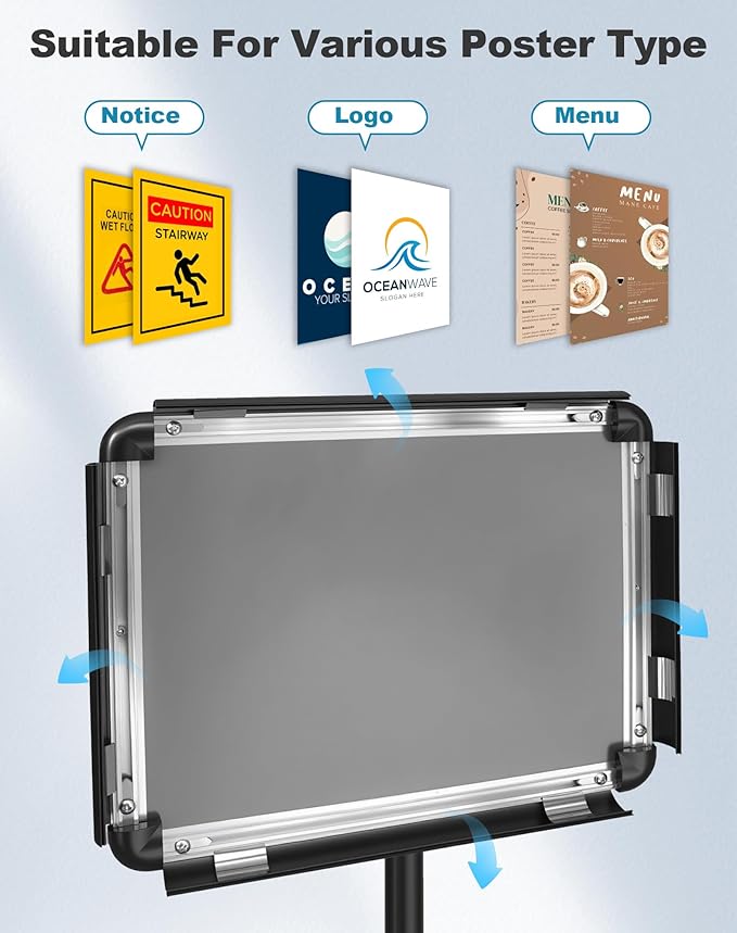 2 Pack Sign Holder Stand 8.5x11 inch - Image 4