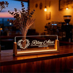 Custom Desk Name Plate Personalized, Light Up Office Name Sign - Image 2