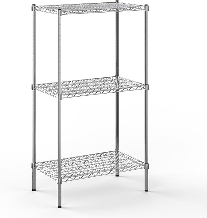 Regal Altair 18" Deep x 30" Wide x 54" Height Wire Shelving Kit | 3-Tier | NSF by Regal+Altair