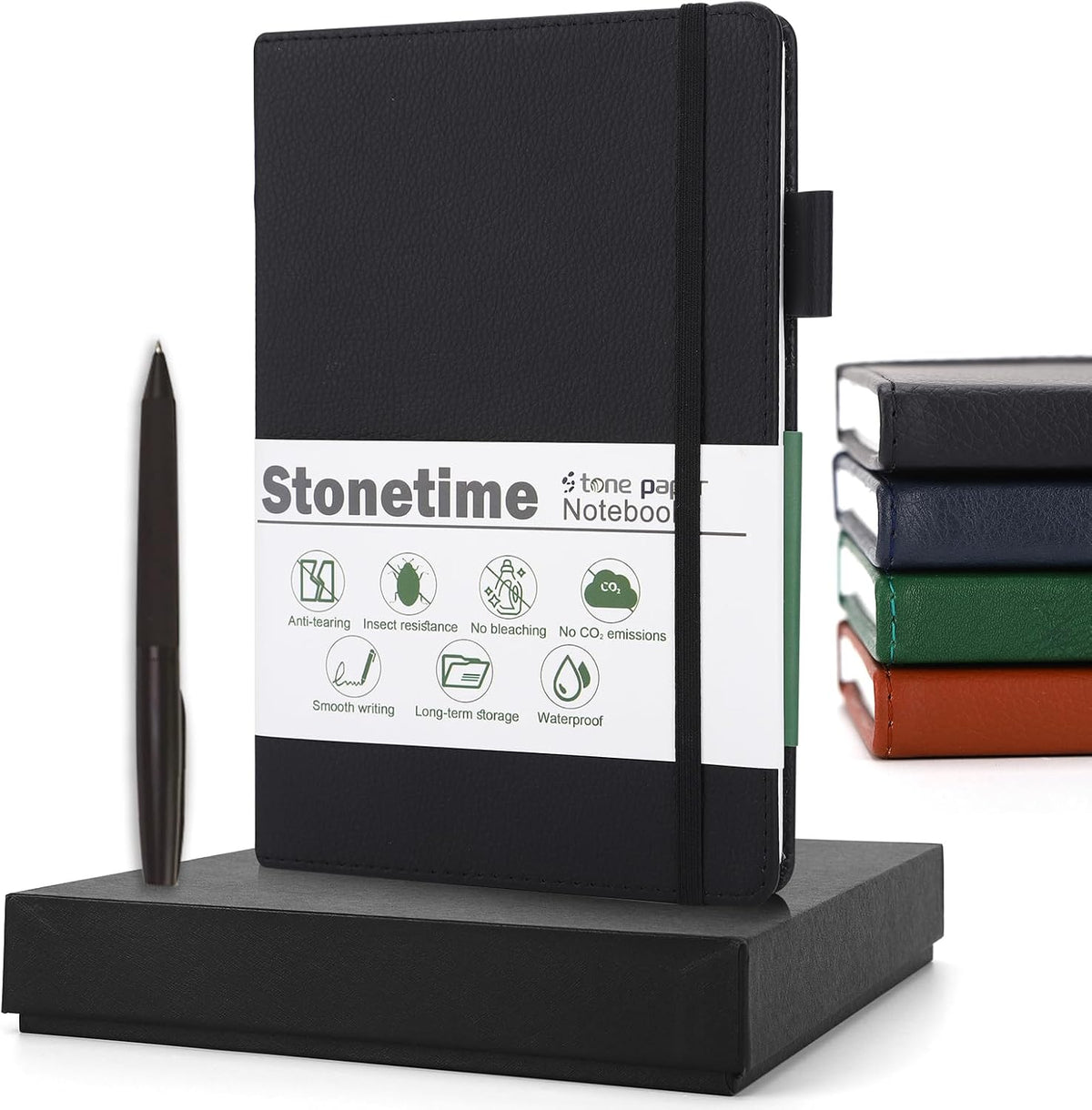 stone paper notebook for women men, waterproof notebook, main product view