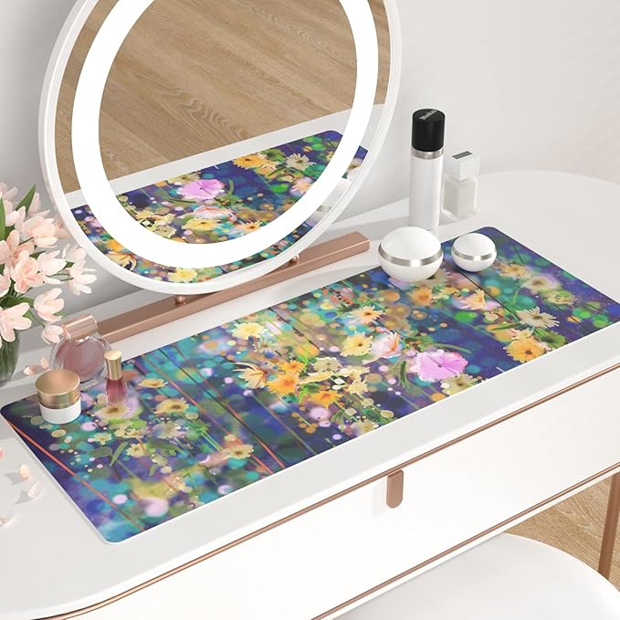 QIYI Large Desk Pad, Waterproof PU Leather Mouse Pad - Image 6