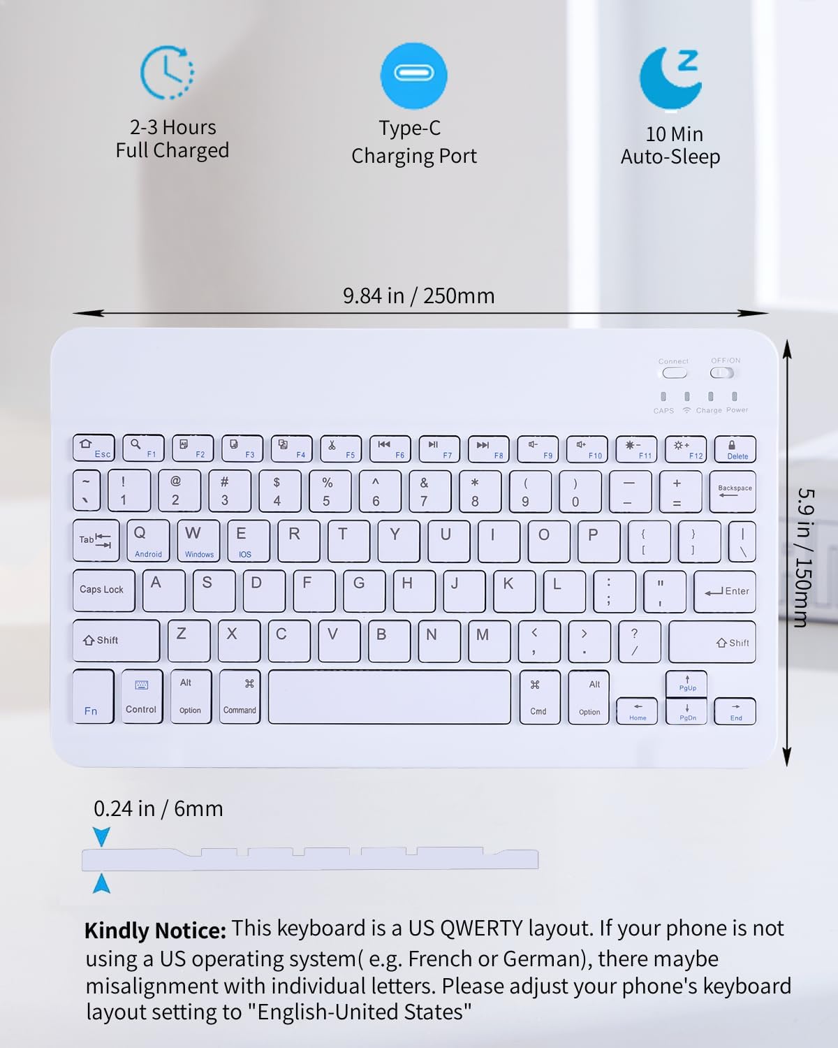 Desk Stand & Bluetooth Keyboard for Galaxy Z Fold 8 Ultra/8 Wide/7/6/5