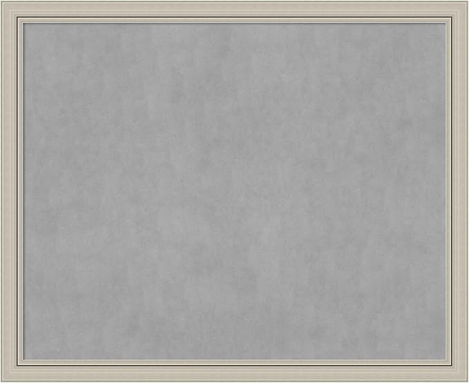 Amanti Art Silver Framed Magnetic Board 36x44 X-Large Vision Board by AmantiArt