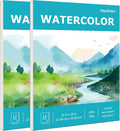 Hapikalor 11"x14" Watercolor Paper Pad, 140lb/300gsm Artist Painting Drawing