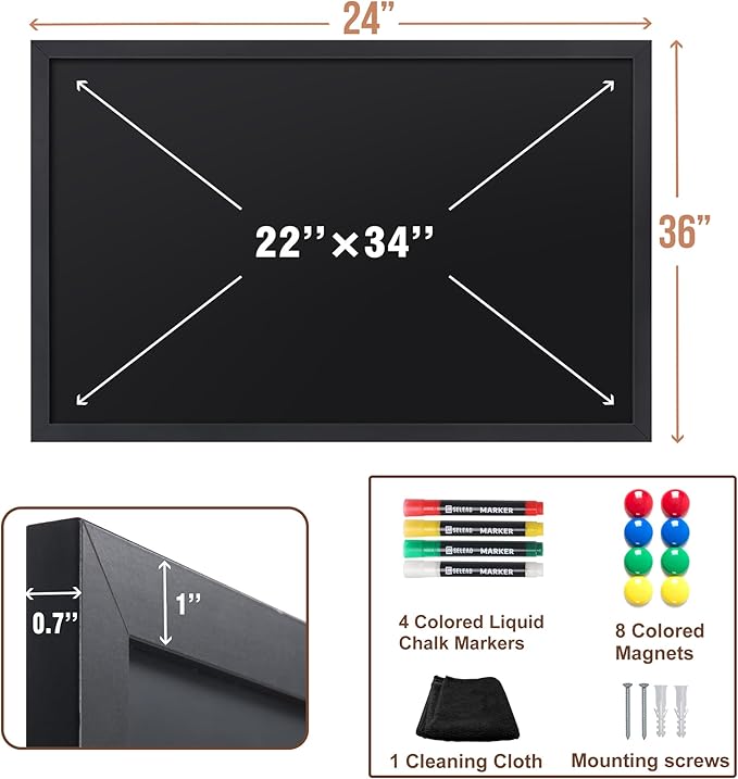 SELEAD Magnetic Chalkboard Words Sign - Image 7