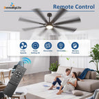 large ceiling fans with lights: modern 72 inch showing dimensions