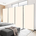 Room Divider 6FT Folding Privacy Screens, 4 Panel Partition Room Dividers by HOMSCREENER