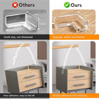 Clear Soft Corner Protectors for Furniture Strip, 1.57 in x 13.12 FT Edge Bumper - Image 3