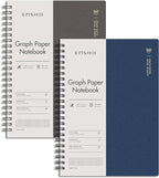 EMSHOI Graph Paper Spiral Notebook 7.48" x 10.15" by EMSHOI