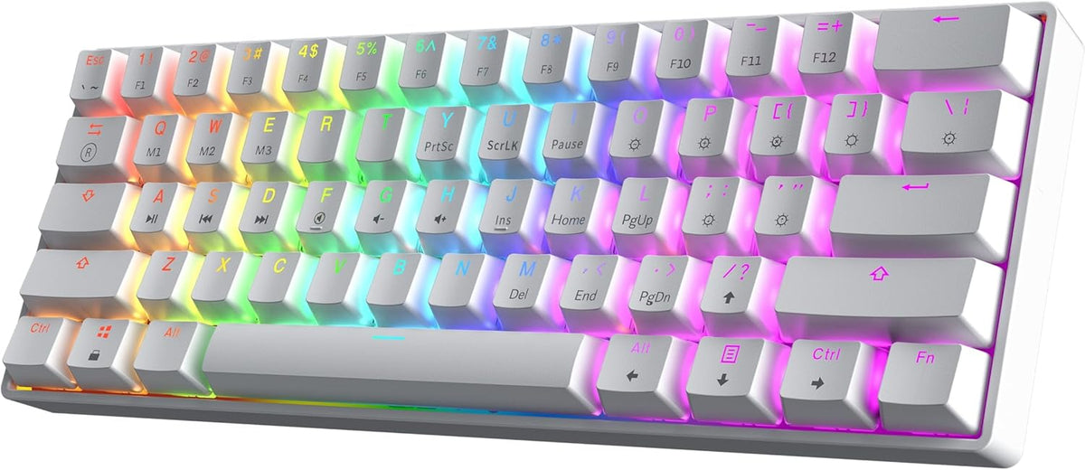 HK Gaming GK61HE 60% | Magnetic Mechanical Gaming Keyboard | Rapid Trigger 0....