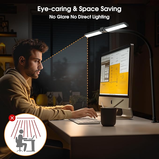 SIBRILLE LED Desk Lamp for Home Office - Image 5