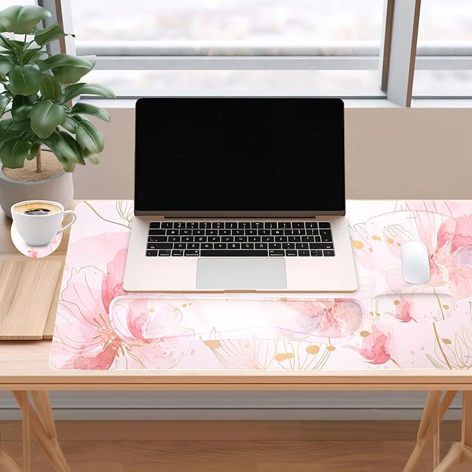 MOSISO Desk Mat Keyboard Mouse Pad Set, Large Gaming Mouse Pad&Keyboard Wrist - Image 8
