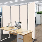 CHOSENM Room Divider, 4 Panel Folding Privacy Screens - Image 7