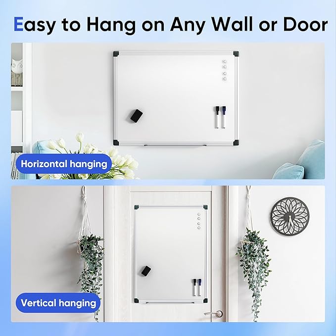VUSIGN 36" x 24" Magnetic Whiteboard - Image 6
