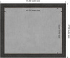 Amanti Art Black Framed Magnetic Board 37x45 X-Large Vision Board - Image 2