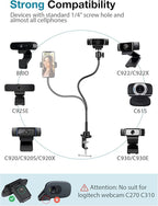 InnoGear Webcam Stand with Phone Mount, Desk Camera Arm Stands Gooseneck - Image 2