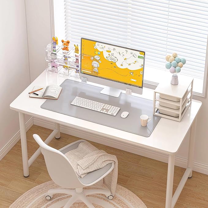 DAWNTREES Desk Mat Protector, PU Leather Laptop Pad, Non Slip, 23.6" x 13.8" - Image 7