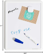 U Brands Contempo Magnetic Small Whiteboard, 8.5” x 11”, Mini White Board - Image 7
