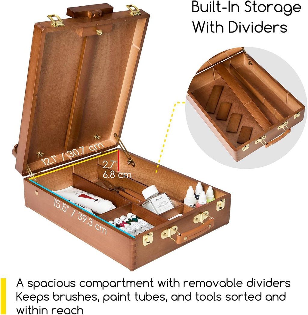 meeden table top easel for painting: portable tabletop, package contents