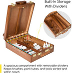 meeden table top easel for painting: portable tabletop, package contents