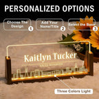 Desk Name Plate Personalized, Custom Office Light Up Name Plate - Image 6