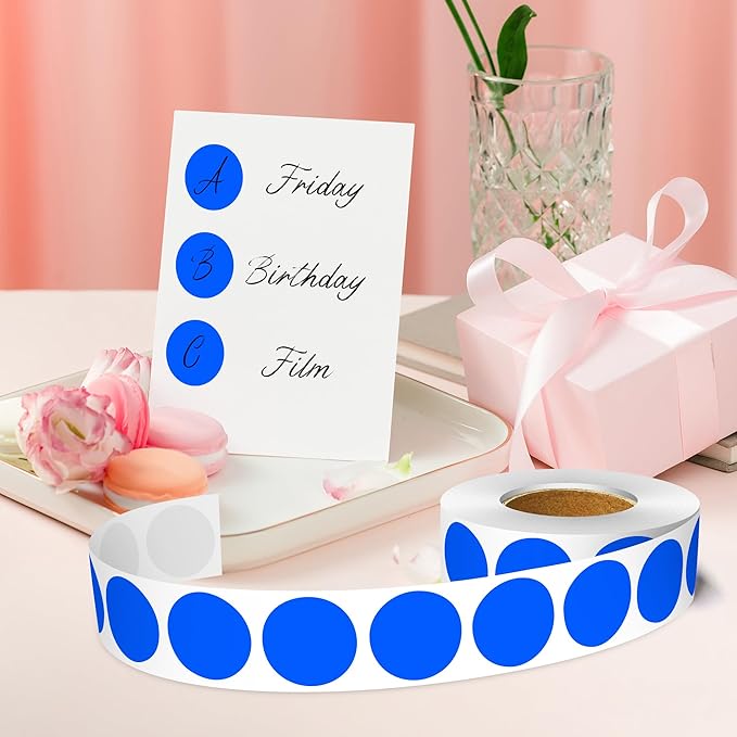 1 Inch Round Color Coding Labels, Round Color Dot Labels - Image 5