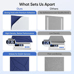 UNECHO 12 Pack 12" X 12" X 0.4" Acoustic Panels - Image 4
