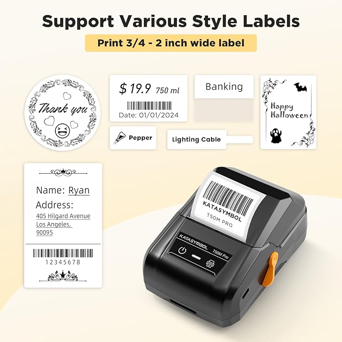 SUPVAN T50M Pro Bluetooth Label Maker Machine - Image 2