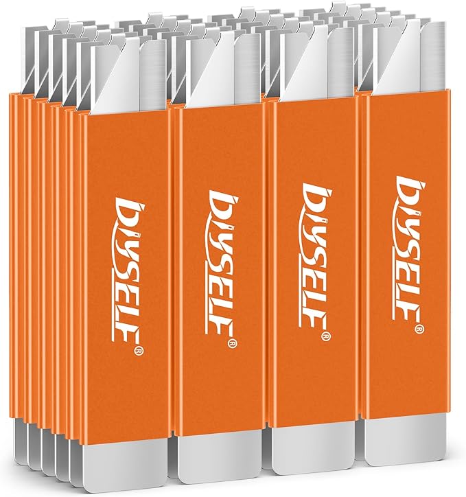DIYSELF 24-Pack Utility Knife, Retractable Box Cutter by DIYSELF